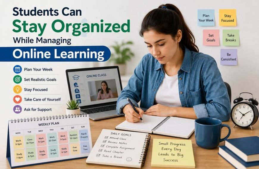 How Students Can Stay Organized While Managing Online Learning and Work